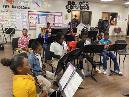 Band Students at William M. Boyd Elementary School